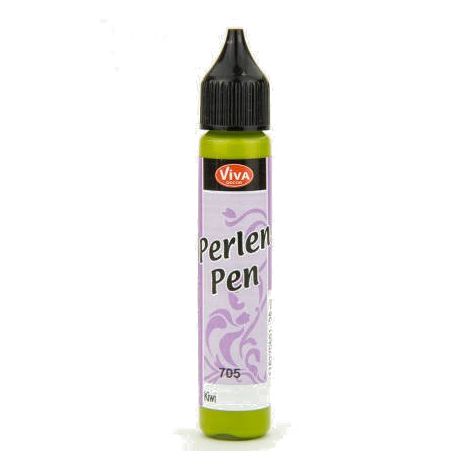 Perły w płynie Viva Decor 28ml, Zielone jasne (Kiwi) 705